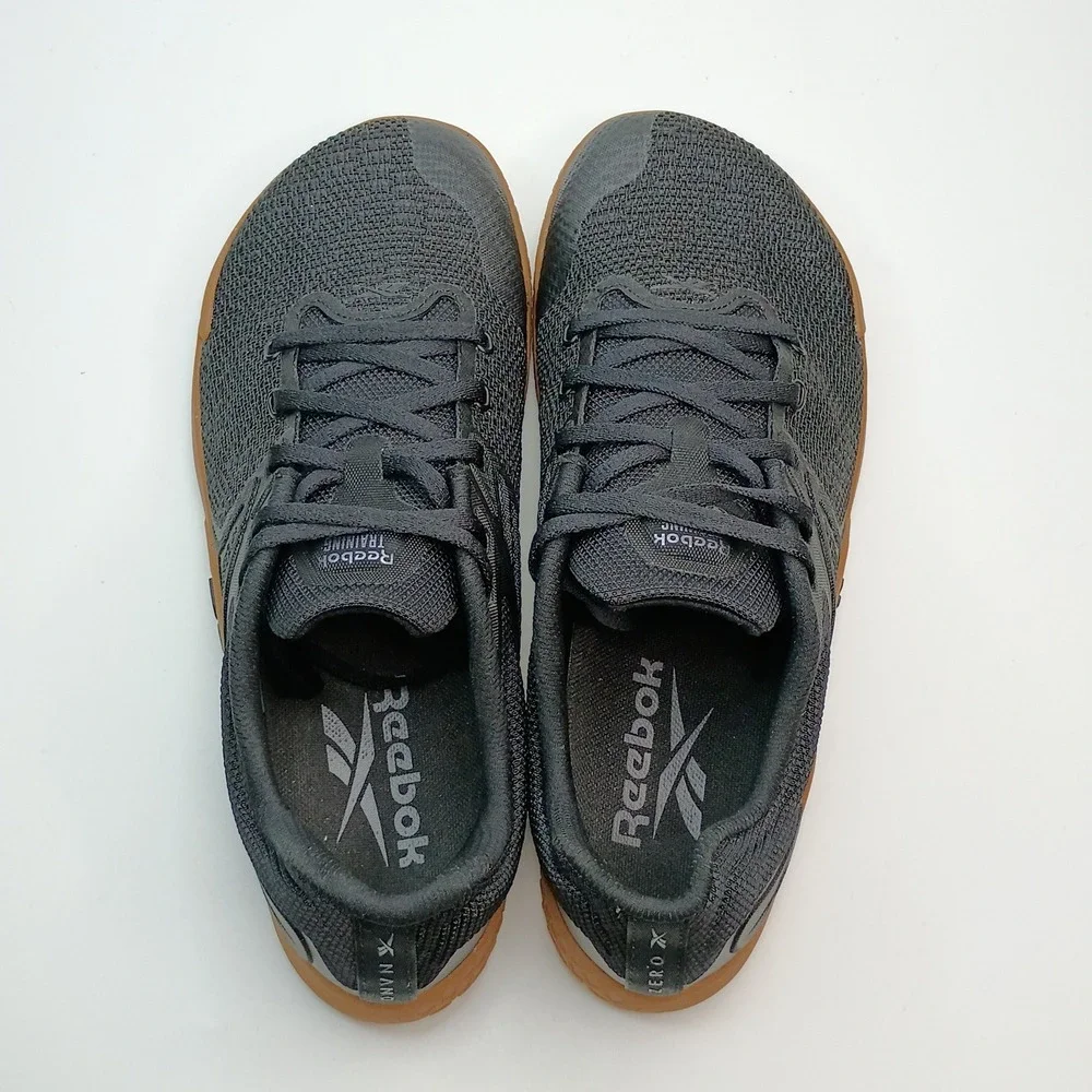 Reebok Nano Zero Barefoot Men‎ Training Shoes Black Gum 1000200019 Size 8